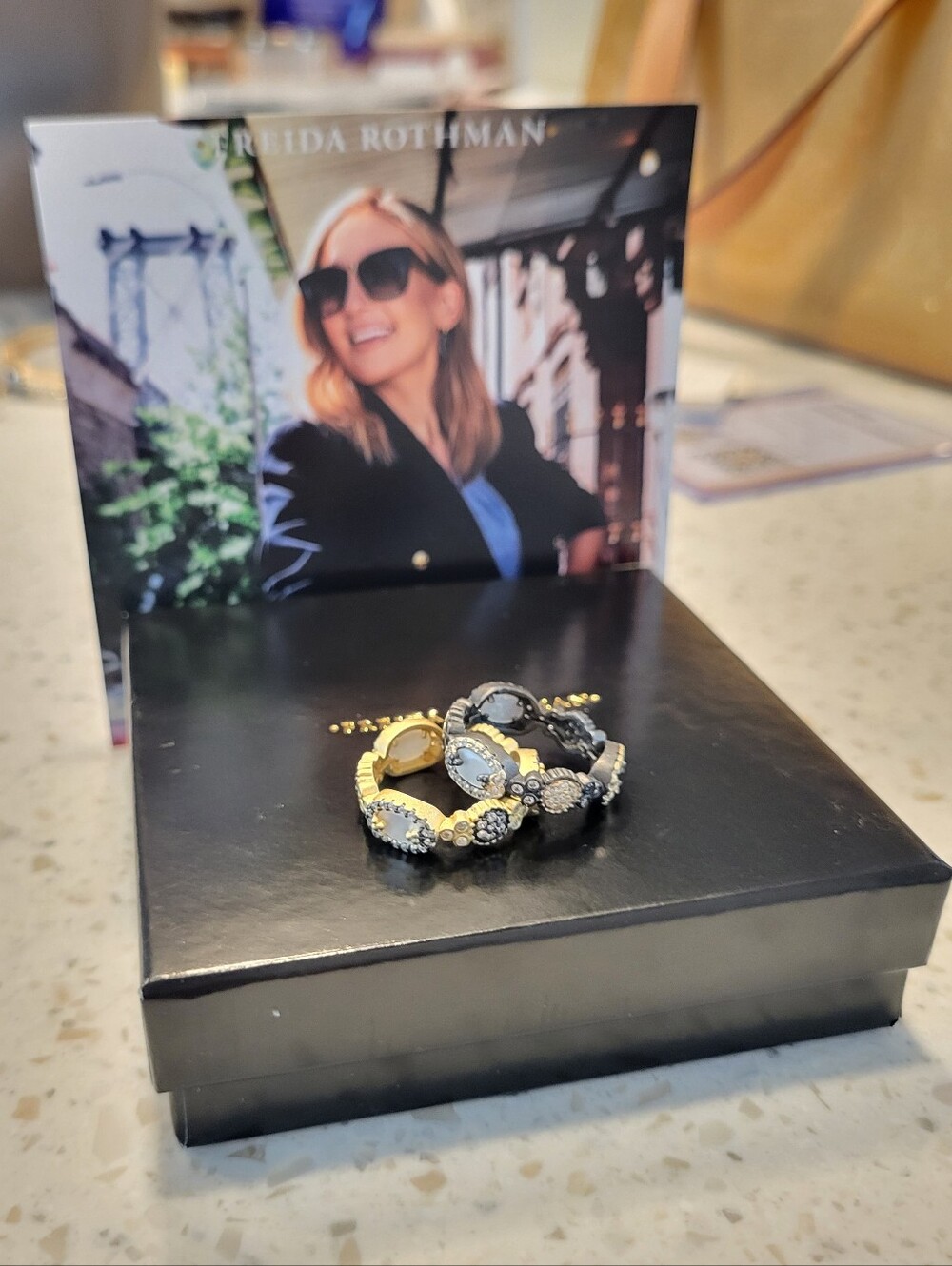 Freida Rothman Imperial MOP Rings